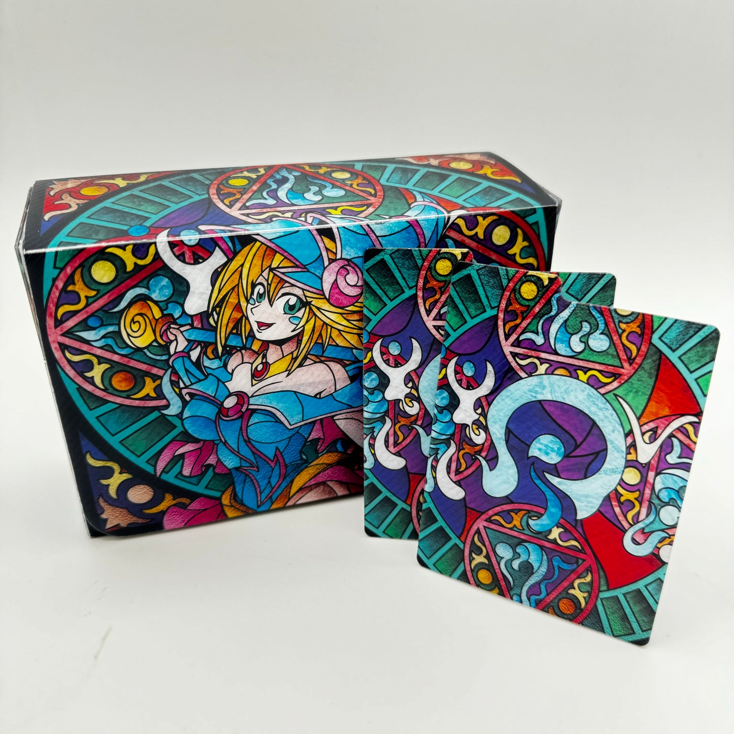 Stained Glass Enchantress - Double Plastic Art Deck Box