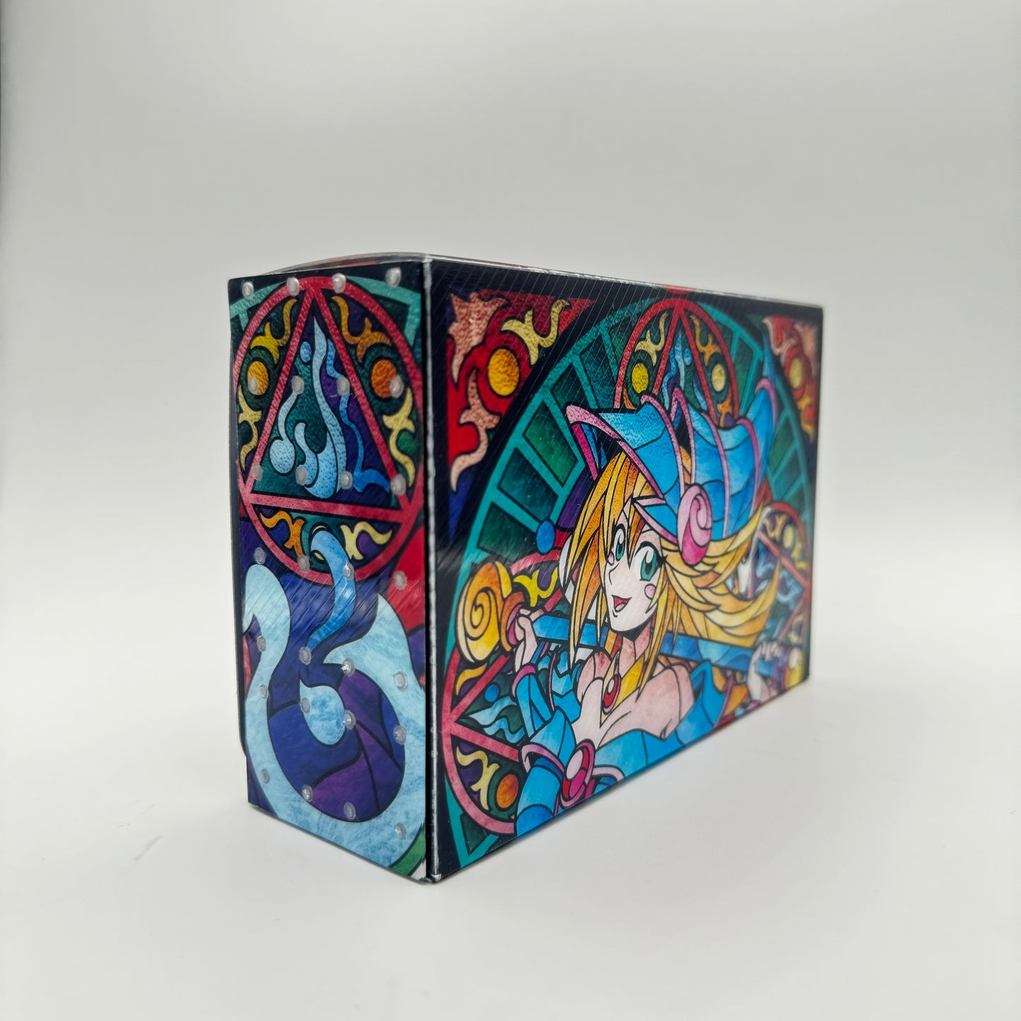 Stained Glass Enchantress - Double Plastic Art Deck Box